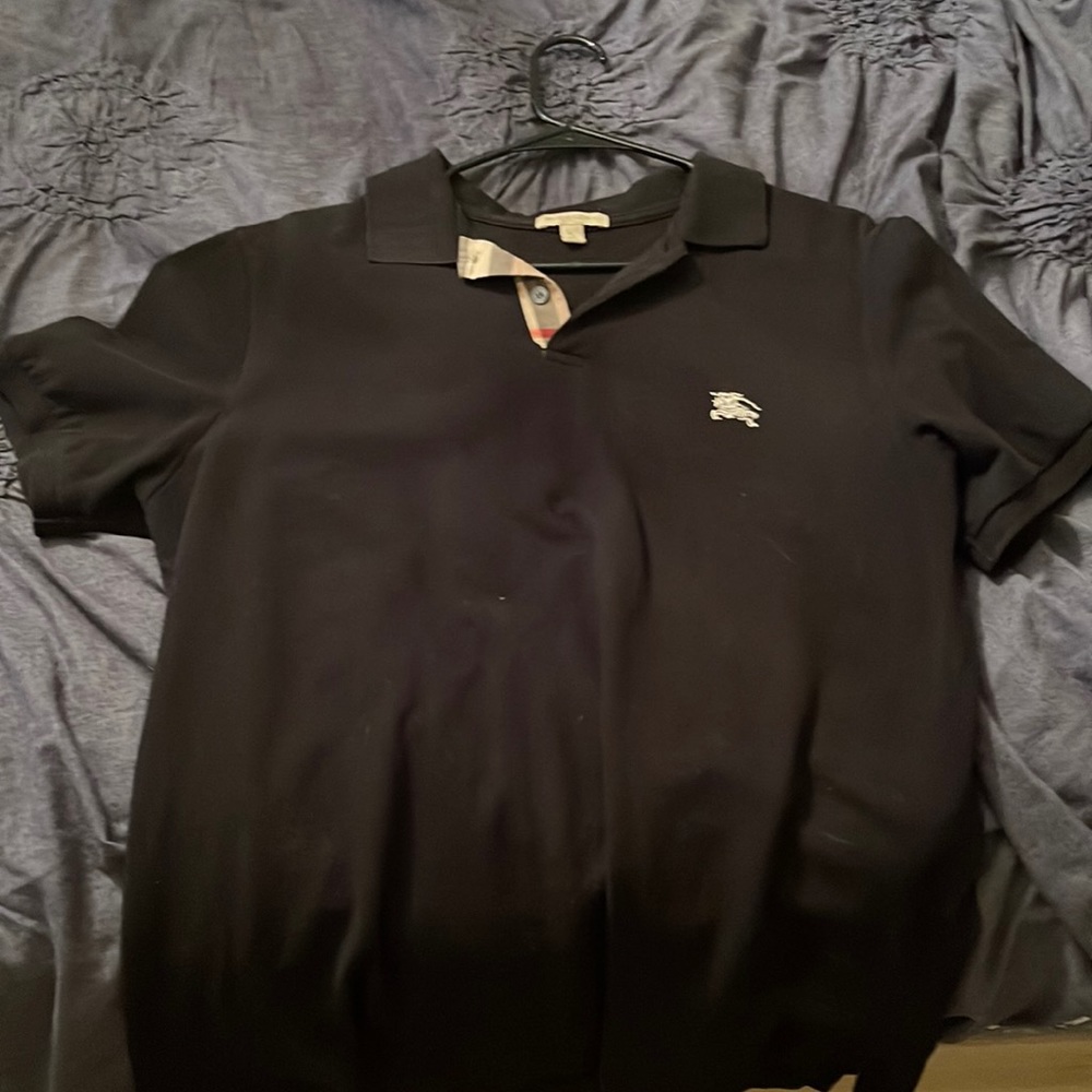 Burberry XL Black Polo